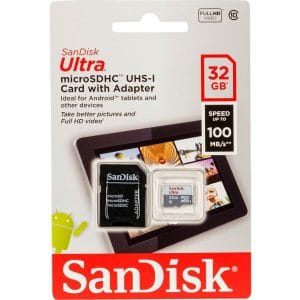 Card de memorie SanDisk Ultra, MicroSD, 32GB, Full Hd, Class 10, UHS-I Performance, U1, V10