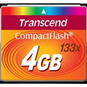 Card memorie Transcend, Compact Flash, 4GB, 133X