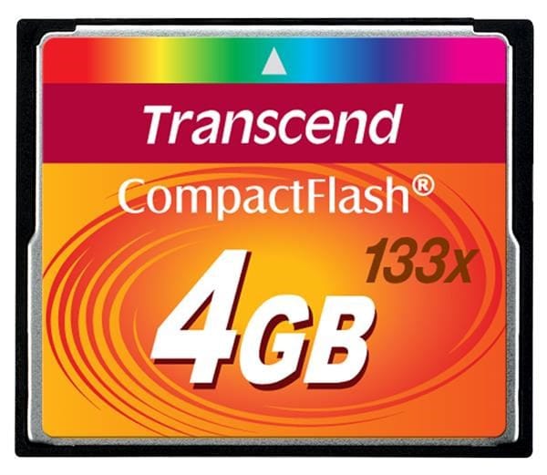 Card memorie Transcend, Compact Flash, 4GB, 133X
