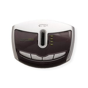 Switch USB Aten US421A, 4x USB 2.0, Negru și Gri