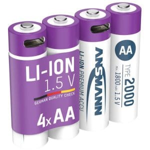 Acumulatori Ansmann, AA:R6, 1.5V, 2000 mAh, 4 buc