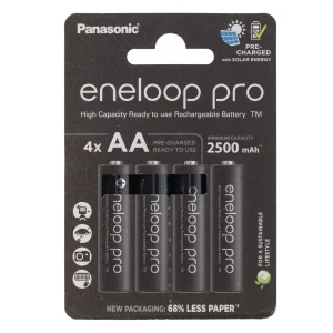 Acumulatori Enelop PRO, AA:R6, 1.2V, 2500 mAh, 4 buc