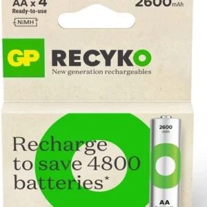 Acumulatori ReCyko, AA:R6, 1.2V, 2600 mAh, 4 buc