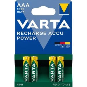 Acumulatori Varta 5703, AAA:R3, 1.2V, 1000 mAh, 4 buc