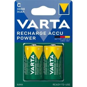 Acumulatori Varta R14, 1.2V, 3000 mAh, 2 buc