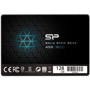 SSD Silicon Power A55, 128GB, 2.5, SATA III, Negru