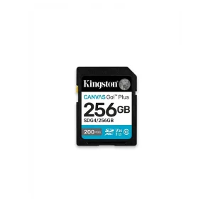 Kingston Canvas GO Plus SD 256GB 170MB/s U3 - Imagine 1