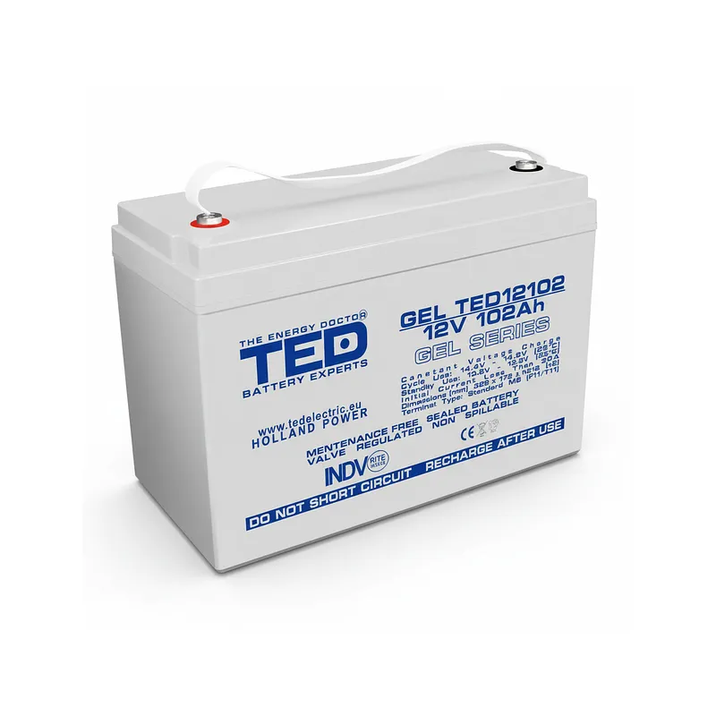Acumulator GEL Deep Cycle 102A TED - Imagine 2