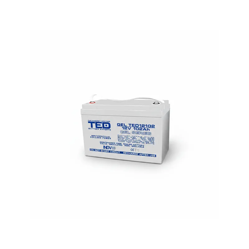 Acumulator GEL Deep Cycle 102A TED - Imagine 1