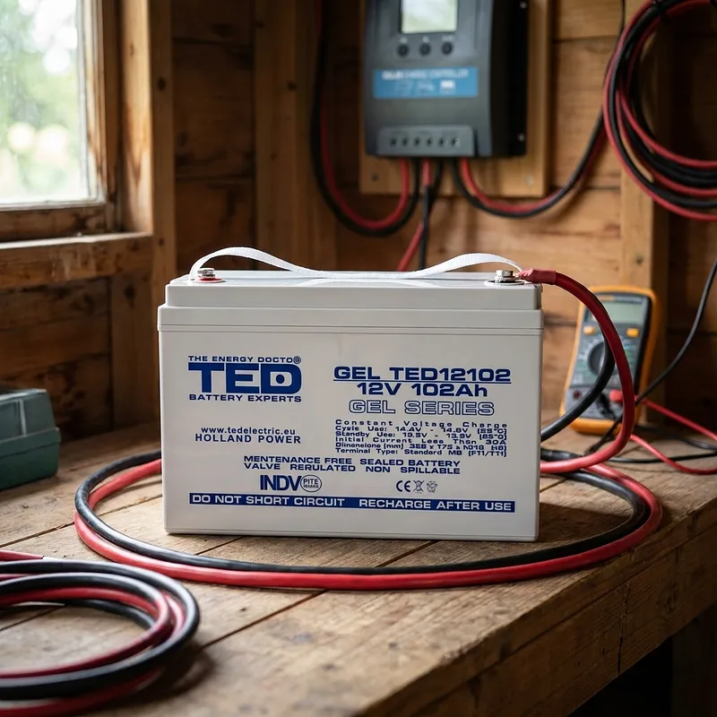 Acumulator GEL Deep Cycle 102A TED - Imagine 3